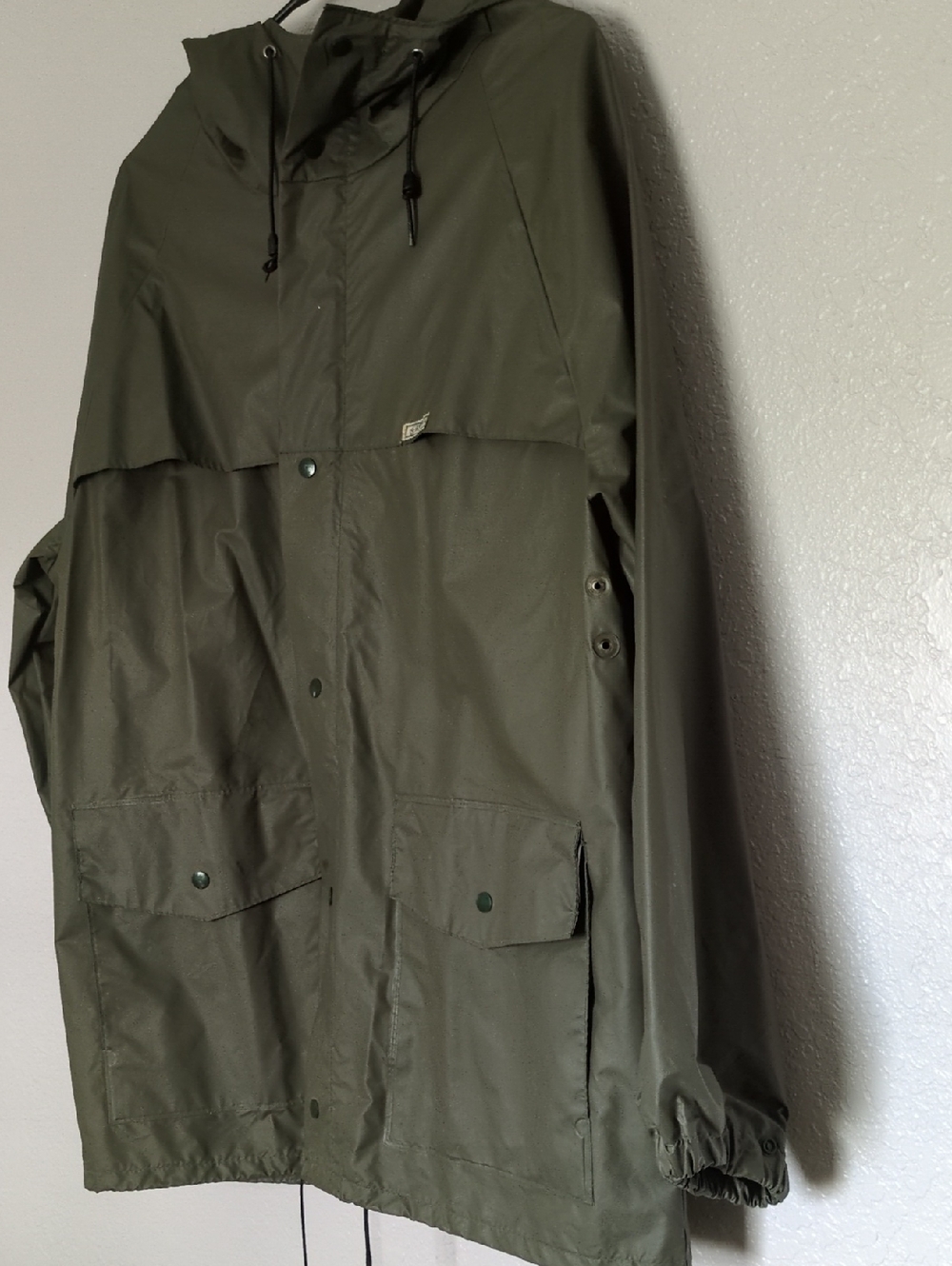 RedHead Olive Green Hooded Raincoat